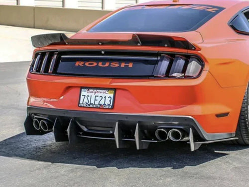 Carbon Fiber Rear Diffuser Ford Mustang S550 2018–2023