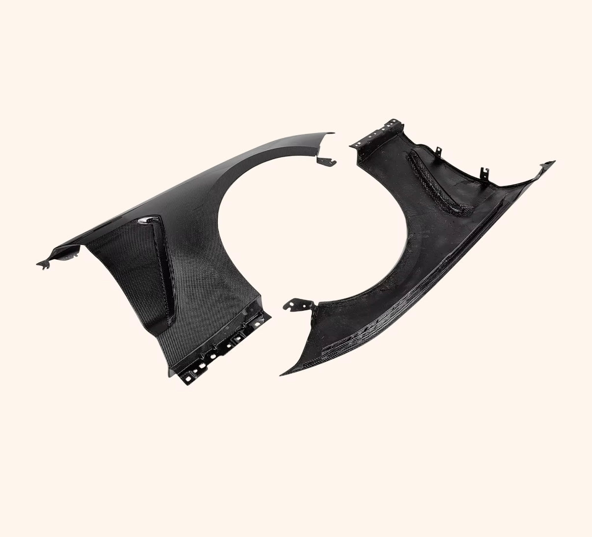 Ford Mustang Carbon Fiber Fenders GT350 style fits 2018-2023