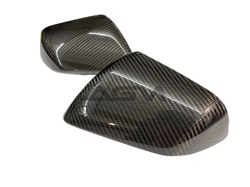 Carbon Fiber Mirror Caps Ford Mustang S550 2018–2023