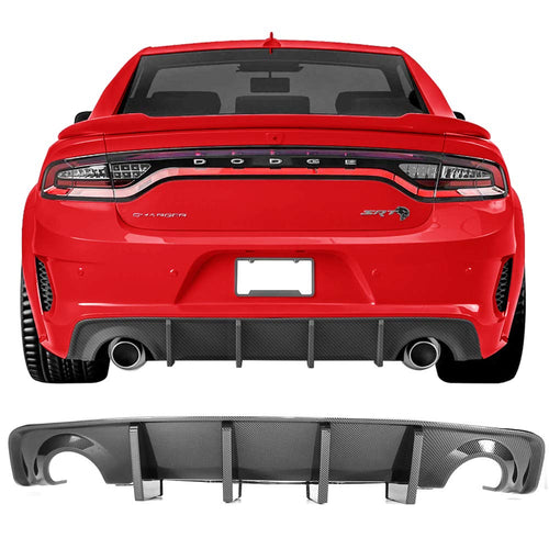 Carbon Fiber Diffuser Dodge Charger 2016–2025 Fits Narrow body