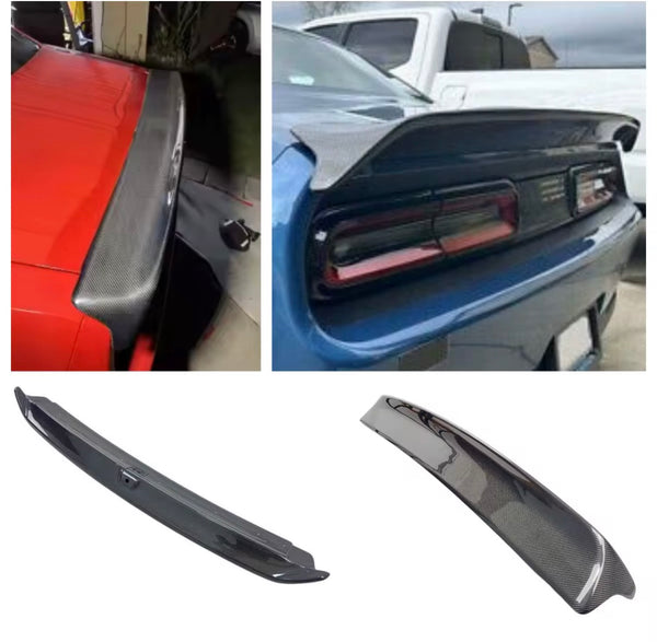 Red Eye Style Carbon Fiber Dodge Challenger Spoiler