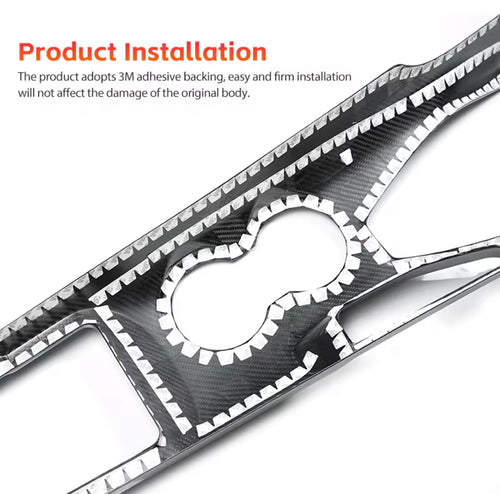 Ford Mustang S650 Carbon Fiber Shift Panel fits 2024+