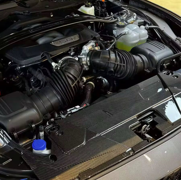 Carbon Fiber cooling plate Ford Mustang 2024+