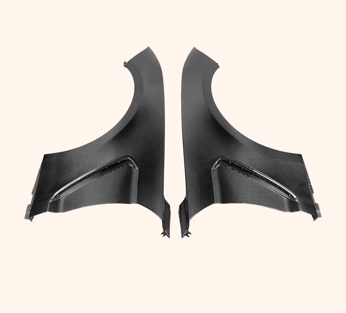 Ford Mustang Carbon Fiber Fenders GT350 style fits 2018-2023