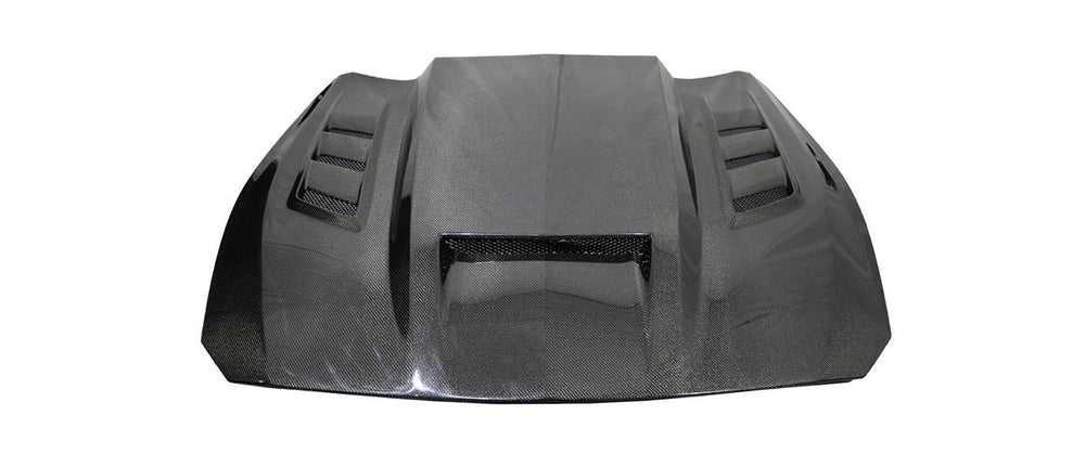 TF Style Ford Mustang Carbon Fiber Hood fits 2024+