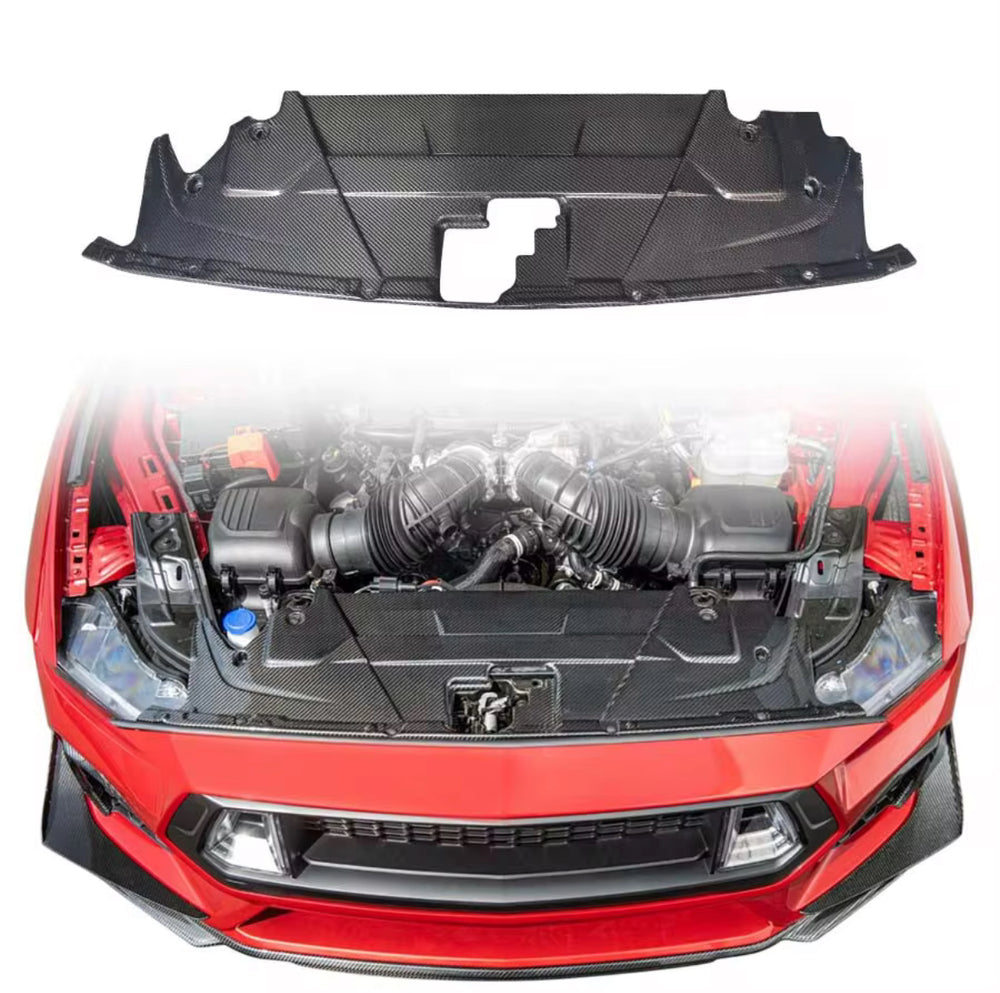Carbon Fiber cooling plate Ford Mustang 2024+