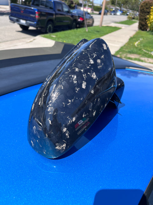 Forged Carbon Fiber Dodge Charger Mirror Caps