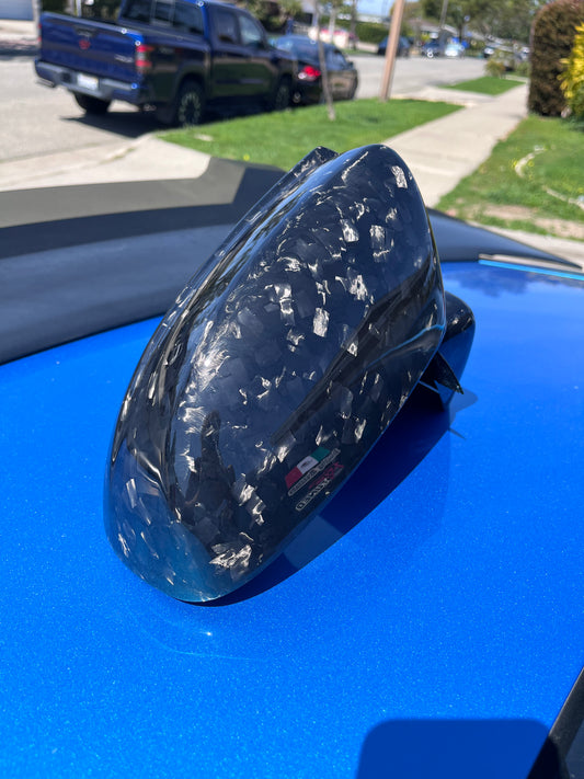 Forged Carbon Fiber Dodge Charger Mirror Caps