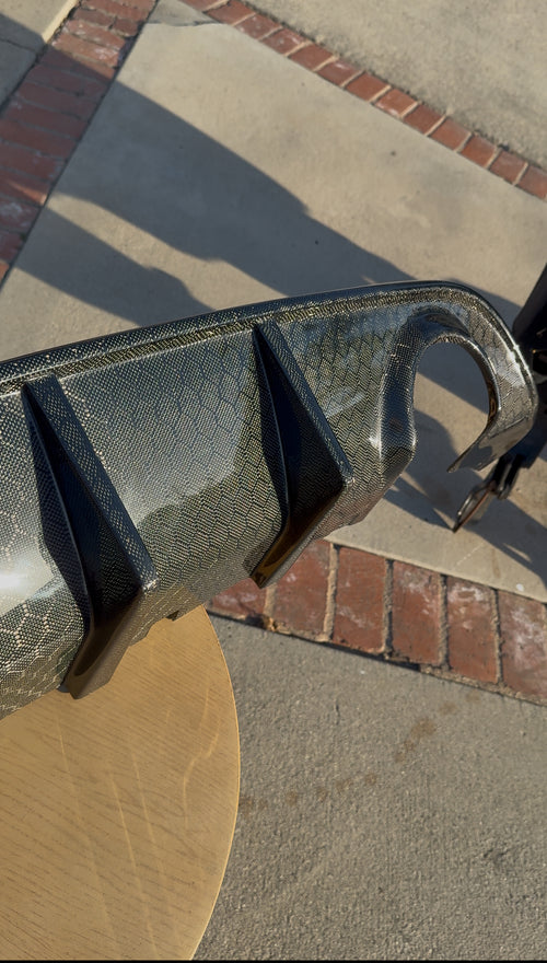 Carbon Fiber Diffuser Dodge Charger 2016–2025 Fits Narrow body