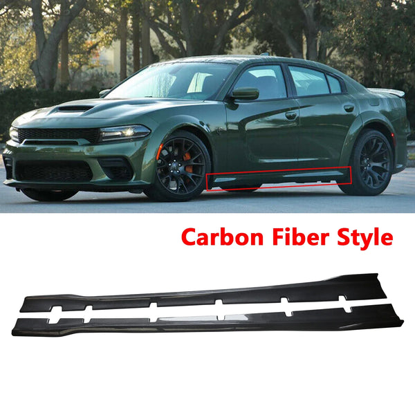 Carbon Fiber Side Skirts Dodge Charger 2016–2025 LD (Facelift)